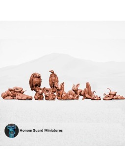 Set animales del desierto