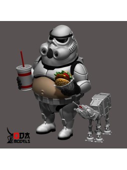 Figuras Divertidas Stormtrooper y AT-AT para Pintar