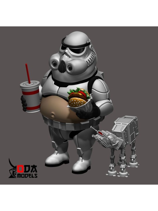 Figuras Divertidas Stormtrooper y AT-AT para Pintar