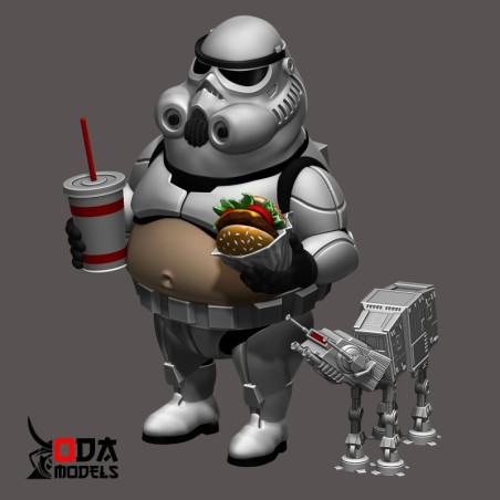 Funny Fat Stormtrooper to Paint