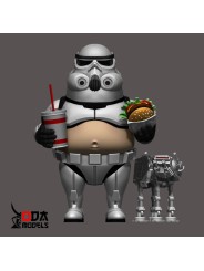 Figuras Divertidas Stormtrooper y AT-AT para Pintar