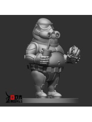 Figuras Divertidas Stormtrooper y AT-AT para Pintar