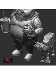 Figuras Divertidas Stormtrooper y AT-AT para Pintar