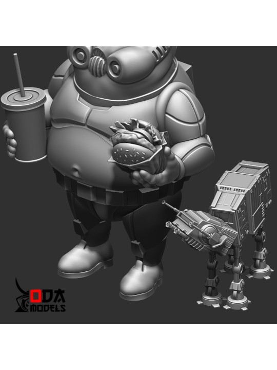 Figuras Divertidas Stormtrooper y AT-AT para Pintar