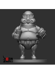 Figuras Divertidas Stormtrooper y AT-AT para Pintar