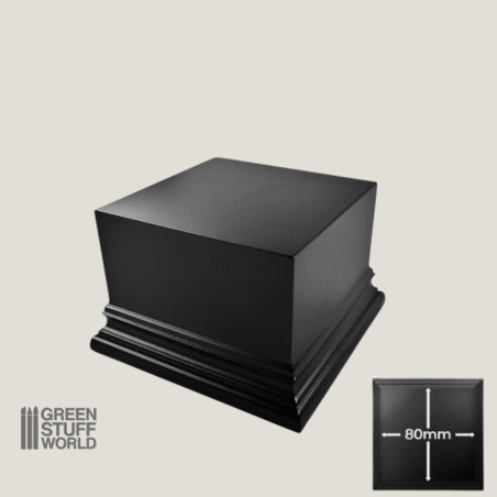 Square Pedestal Base 8x8 cm