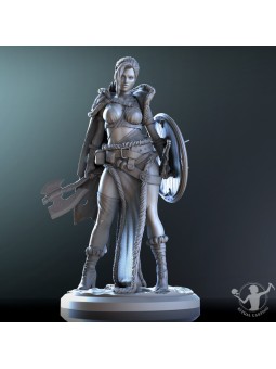 Figura Gunnhild, loba de los yermos blancos