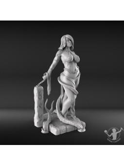 Figura Maya, la sacerdotisa del Kraken