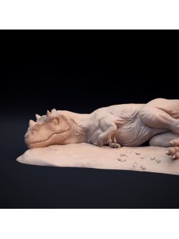 Sleeping ceratosaurus