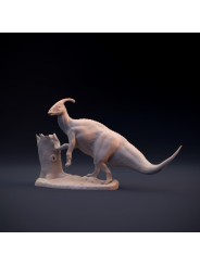 Tsintaosaurus con arbol