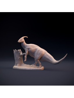 Tsintaosaurus with tree