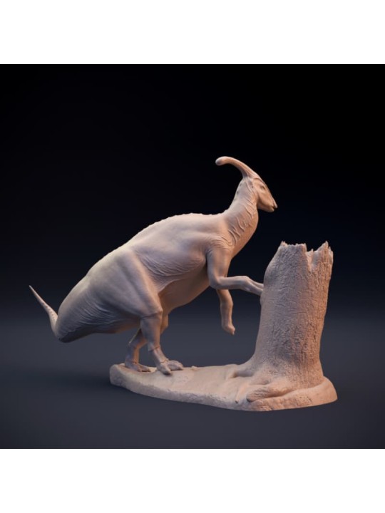 Tsintaosaurus con arbol