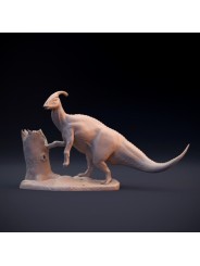 Tsintaosaurus con arbol