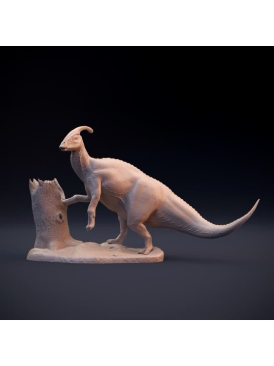 Tsintaosaurus con arbol