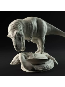 Tyrannosaurus rex comiendo