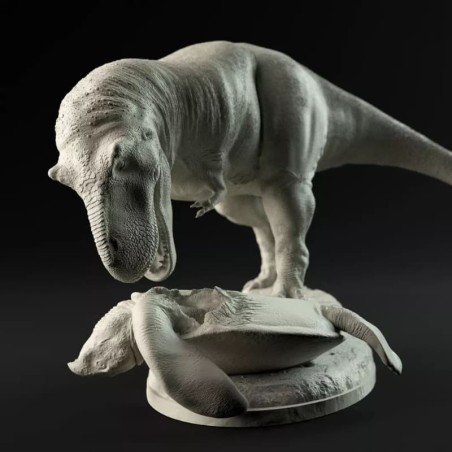 Tyrannosaurus rex comiendo