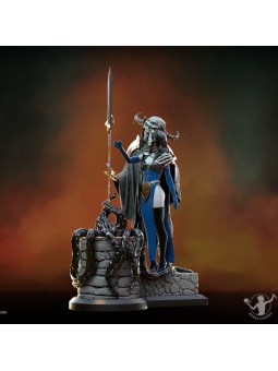 Diorama Ronelle y Keena para Montar y Pintar