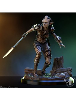 Figura Itea, cazadora de alta tecnología