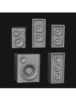 Carteles de madera en miniatura - Oda Models