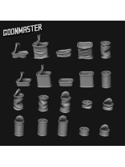 Carteles de madera en miniatura - Oda Models