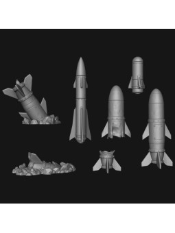 Carteles de madera en miniatura - Oda Models