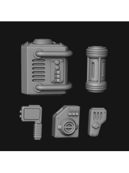 Carteles de madera en miniatura - Oda Models