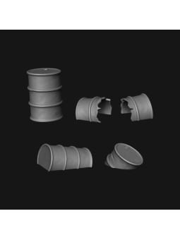 Carteles de madera en miniatura - Oda Models