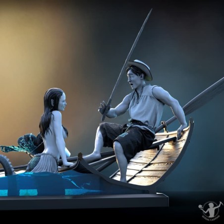 Diorama Ronelle y Keena para Montar y Pintar