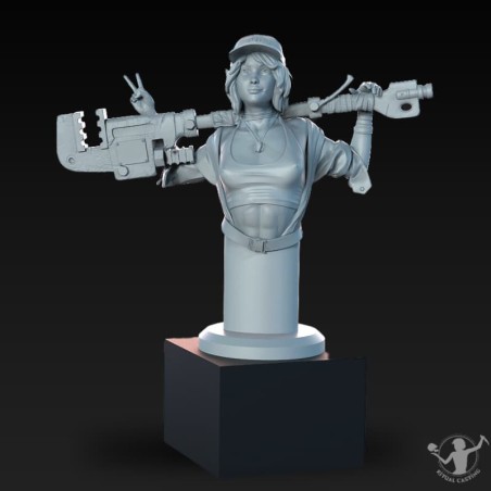 Bust Saskia, the engineer