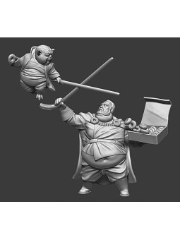 Fat Yoda y Fat Count Dooku - Star Wars Figures to Paint