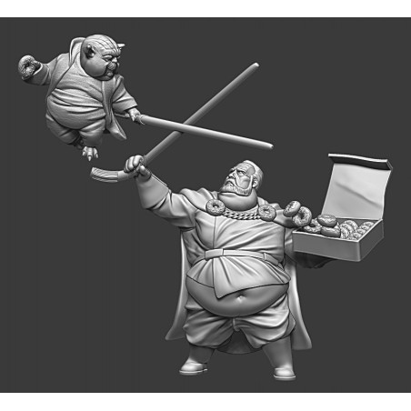 Fat Yoda y Fat Count Dooku - Star Wars Figures to Paint