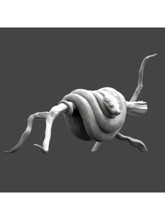 Pitón arbicola verde