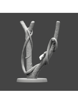 Serpiente de la vid verde