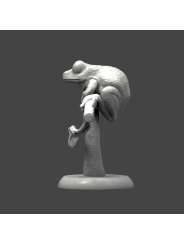 Rana de ojos granates