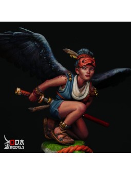 The Keeper - Figura de temática japonesa para pintar