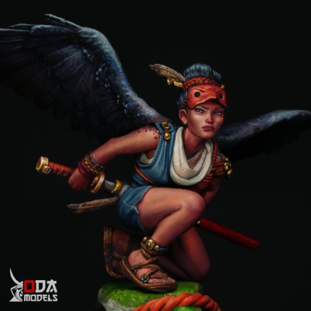 The Keeper - Figura de temática japonesa para pintar