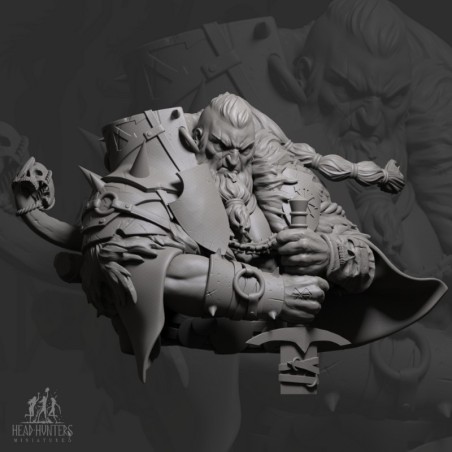Chaos Barbarian Bust