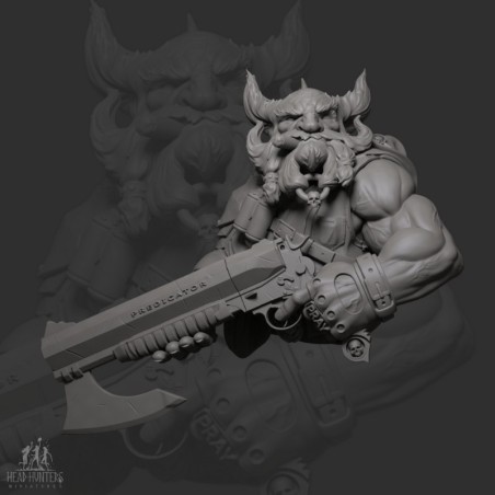 Dwarf Bust The Preacher