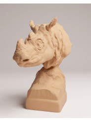 Busto Rinoceronte de Sumatra