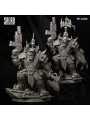 The Orc Guy En Resina 3D – Miniatura Con Armas Y Cabezas Intercambiables