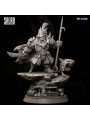Ork Pirate Captain In 3D Resin – Customizable Miniature With Scenic Base
