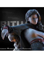 Anastasia En Resina 3D – Miniatura Sentada En Sillón Escénico Para Pintar