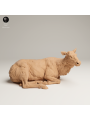 Resting Female Elk In 3D Resin – Rocky Mountain Wildlife Miniature