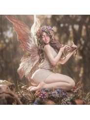 Fairy Blossom – Fantasy Fairy & Turtle 3D Resin Miniature