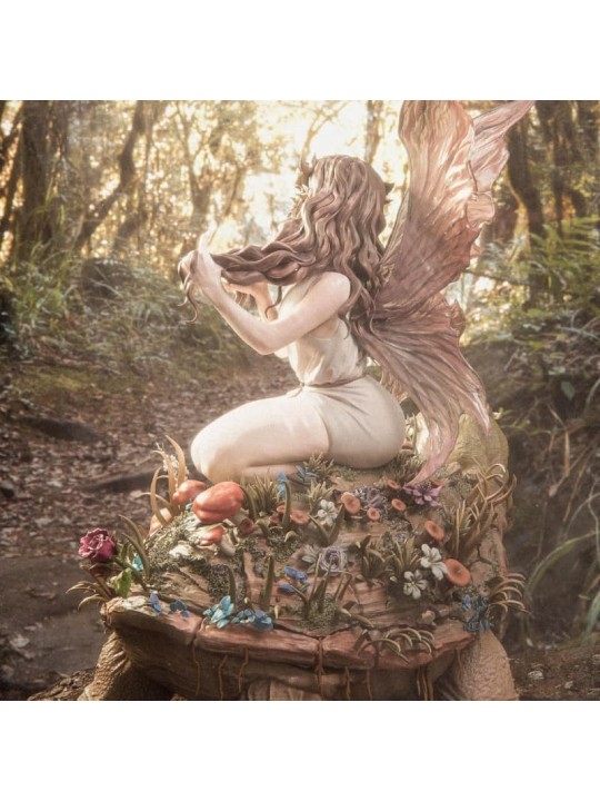 Fairy Blossom – Miniatura De Hada Y Tortuga En Resina 3D