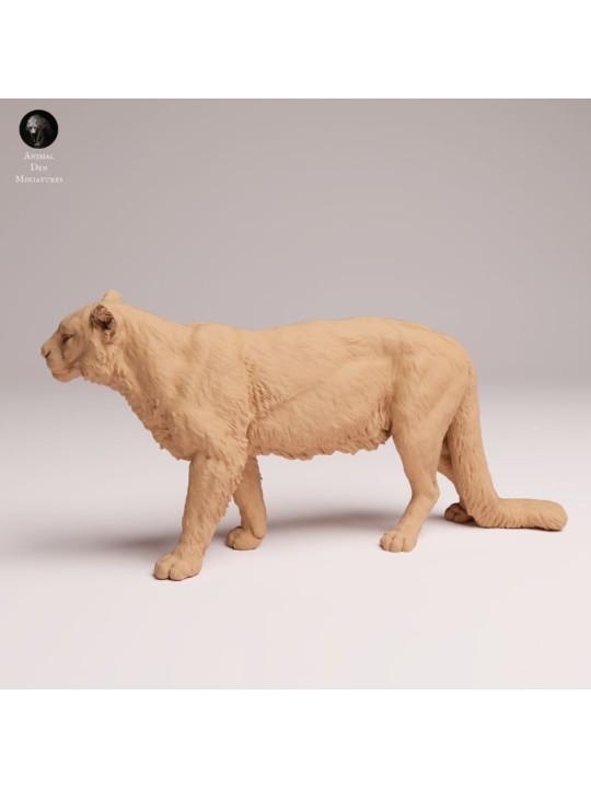 Amur Leopard - Resin Miniature For Painters And Collectors