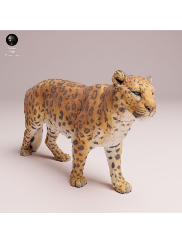 Amur Leopard - Resin Miniature For Painters And Collectors