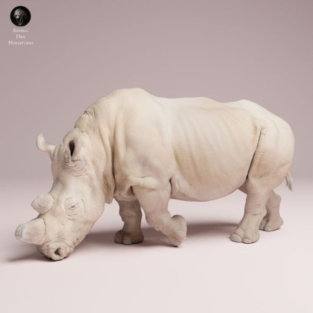 White Rhino - Resin Miniature for Painters and Collectors
