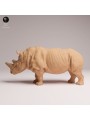 Rinoceronte Blanco Caminando - Miniatura de Resina Detallada