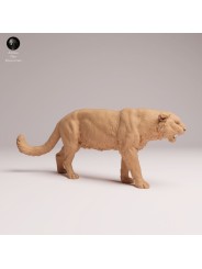 Roaring Amur Leopard - Detailed Resin Miniature for Collectors